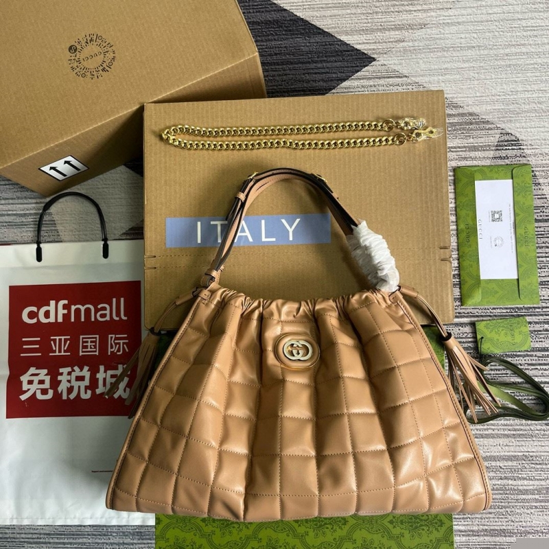 G*u*i top handle bags